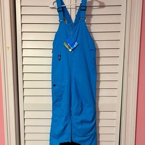 Columbia Blue Kids Snow Bib (Girls)